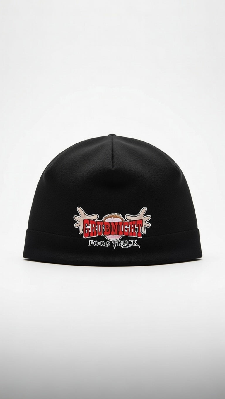 Grubnight Food Truck Skull Cap - Black